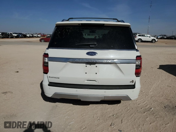 2020 Ford Expedition Platinum with VIN 1FMJU1MT1LEA86134, listed as a Copart auction lot 47113845 with 65,723 mi miles and Salvage Title. Bid and sale history available at carsss.com. Image 6.
