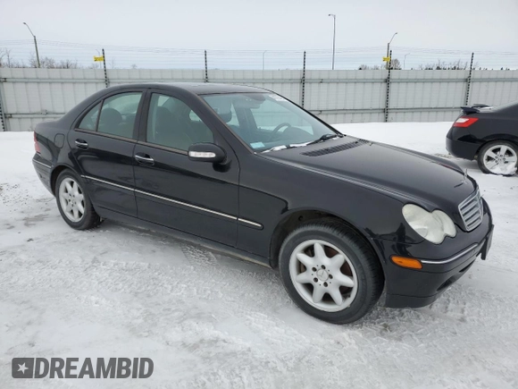 2003 Mercedes-Benz C 230/260/280/320 with VIN WDBRF64J73F298428, listed as a Copart auction lot 41707405 with 281,760 mi miles and Salvage Title. Bid and sale history available at DreamBid. Image 4.