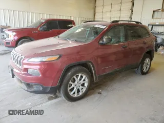 2016 Jeep Cherokee Sport with VIN 1C4PJMAB8GW278042, listed as a Copart auction lot 49673035 with 97,635 mi miles and Salvage Title. Bid and sale history available at carsss.com. Image 1.