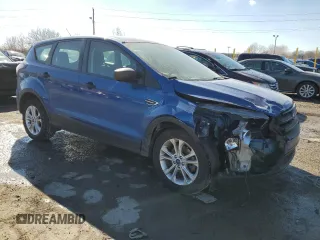 2018 Ford Escape S with VIN 1FMCU0F75JUB67613, listed as a Copart auction lot 46603715 with 136,975 mi miles and Salvage Title. Bid and sale history available at carsss.com. Image 4.