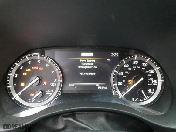 2022 Toyota Highlander Platinum with VIN 5TDFZRBH2NS219473, listed as a Copart auction lot 84596864 with 19,557 mi miles and Salvage Title. Bid and sale history available at carsss.com. Image 9.