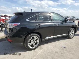 2010 Lexus RX 450h with VIN JTJZB1BA1A2403064, listed as a Copart auction lot 47763135 with 174,623 mi miles and Clean title. Bid and sale history available at DreamBid. Image 3.