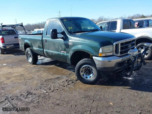 2003 Ford Super Duty F-250 XL with VIN 1FTNF21P03ED23919, listed as a IAAI auction lot 41419706 with 1 mi miles. Bid and sale history available at carsss.com. Image 1.