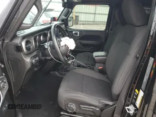 2022 Jeep Wrangler Unlimited Sport with VIN 1C4HJXDG6NW258091, listed as a Copart auction lot 45484735 with 42,534 mi miles and Salvage Title. Bid and sale history available at DreamBid. Image 7.