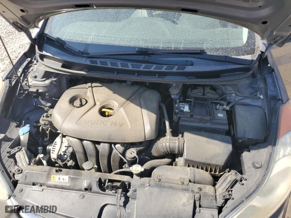 2013 Hyundai Elantra GLS with VIN 5NPDH4AE1DH297221, listed as a Copart auction lot 48700445 with 121,720 mi miles and Salvage Title. Bid and sale history available at carsss.com. Image 11.