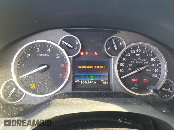 2015 Toyota Tundra SR5 z VIN 5TFEY5F11FX181718, wystawiony jako Copart lot #48792685 z przebiegiem 186 341 mil mil oraz Szkoda całkowita • Salvage title. Historia ofert i sprzedaży dostępna na DreamBid. Obrazek 9.