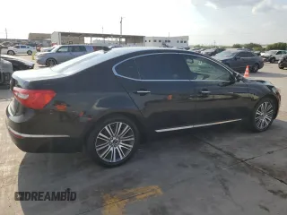 2014 Kia Cadenza Premium with VIN KNALN4D77E5145184, listed as a Copart auction lot 69019324 with 144,307 mi miles and Clean Title. Bid and sale history available at carsss.com. Image 3.