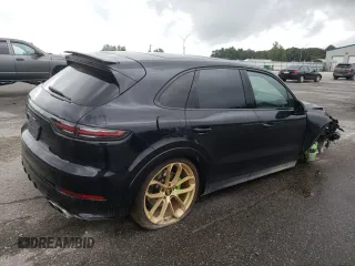 2019 Porsche Cayenne Turbo with VIN WP1AF2AYXKDA80663, listed as a Copart auction lot 64012524 with 49,421 mi miles and Salvage title. Bid and sale history available at DreamBid. Image 3.