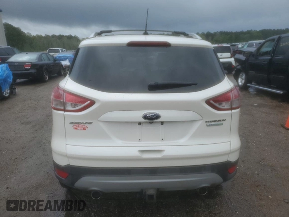 2013 Ford Escape Titanium with VIN 1FMCU0J96DUC19683, listed as a Copart auction lot 50104954 with 153,963 mi miles and Salvage Title. Bid and sale history available at carsss.com. Image 6.