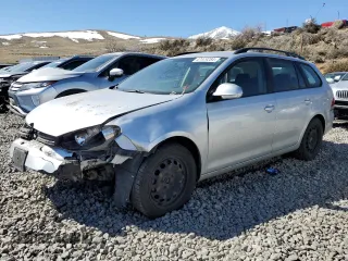 2014 Volkswagen Jetta SportWagen S with VIN 3VWPP7AJ6EM617253, listed as a Copart auction lot 47409284 with 130,188 mi miles and Salvage Title. Bid and sale history available at carsss.com. Image 1.