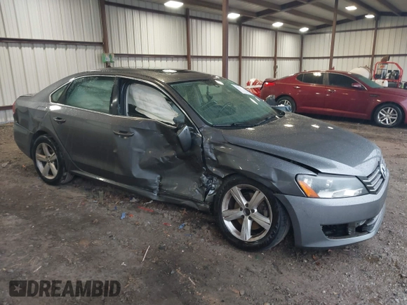 2012 Volkswagen Passat SE with VIN 1VWBH7A38CC053564, listed as a IAAI auction lot 41488237 with 188,636 mi miles and . Bid and sale history available at DreamBid. Image 1.