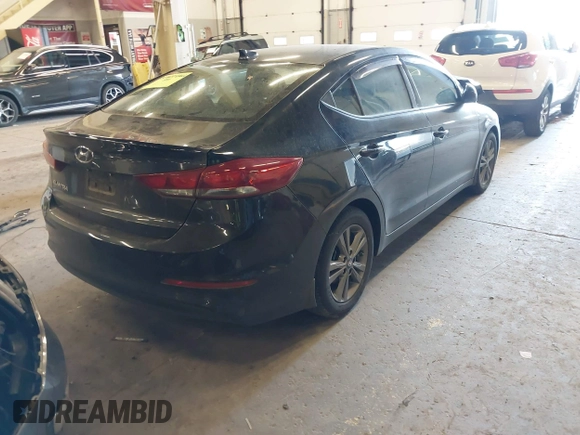 2018 Hyundai Elantra SEL with VIN 5NPD84LF6JH291979, listed as a IAAI auction lot 41945981 with 51,162 mi miles and . Bid and sale history available at DreamBid. Image 4.