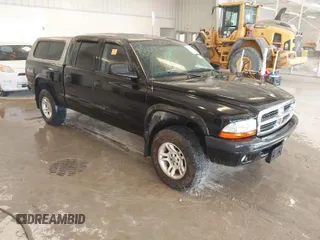 2004 Dodge Dakota Sport with VIN 1D7HG38N24S501391, listed as a IAAI auction lot 41736751 with 213,299 mi miles. Bid and sale history available at carsss.com. Image 1.