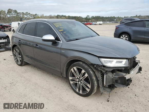 2018 Audi SQ5 Prestige with VIN WA1C4AFY3J2155517, listed as a Copart auction lot 44169194 with 70,404 mi miles and . Bid and sale history available at DreamBid. Image 4.