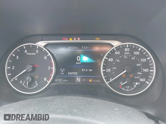 2025 Nissan Sentra SR с VIN 3N1AB8DV9SY217867, выставлен на аукционе IAAI как лот 41945090 с пробегом 6 717 миль миль и . История ставок и продаж доступна на DreamBid. Изображение 7.