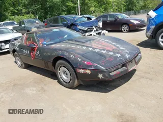 1984 Chevrolet Corvette z VIN 1G1AY0786E5117674, wystawiony jako IAAI lot #42307416 z przebiegiem 55 000 mil mil oraz . Historia ofert i sprzedaży dostępna na DreamBid. Obrazek 1.