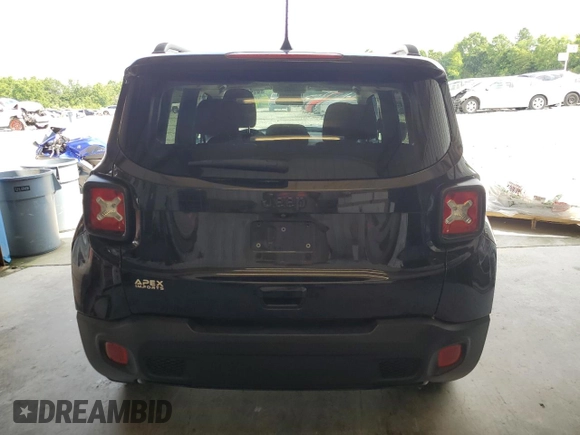 2018 Jeep Renegade Altitude with VIN ZACCJABB2JPJ02780, listed as a Copart auction lot 61401135 with 120,975 mi miles and Salvage title. Bid and sale history available at DreamBid. Image 6.
