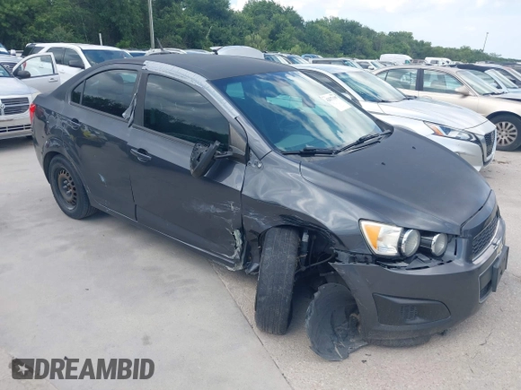 2013 Chevrolet Sonic LS with VIN 1G1JA5SH4D4138164, listed as a IAAI auction lot 42677319 with 144,244 mi miles and . Bid and sale history available at DreamBid. Image 1.