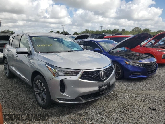 2024 Acura RDX w/Advance Package with VIN 5J8TC2H76RL015763, listed as a Copart auction lot 74236254 with 4,649 mi miles and Non Repairable. Bid and sale history available at carsss.com. Image 4.