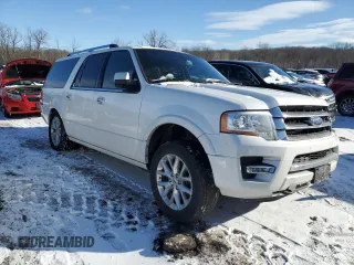 2017 Ford Expedition EL Limited with VIN 1FMJK2AT1HEA24756, listed as a Copart auction lot 45919615 with 175,900 mi miles and Salvage Title. Bid and sale history available at carsss.com. Image 4.