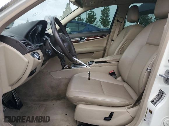 2010 Mercedes-Benz C 300 Sport with VIN WDDGF5EB7AR092571, listed as a Copart auction lot 51133345 with 146,592 mi miles and Salvage title. Bid and sale history available at DreamBid. Image 7.