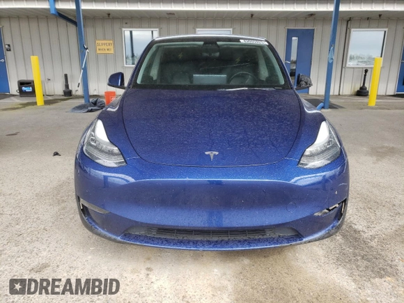 2021 Tesla Model Y Long Range with VIN 5YJYGDEE0MF096777, listed as a Copart auction lot 49005925 with 94,455 mi miles and Salvage Title. Bid and sale history available at DreamBid. Image 5.