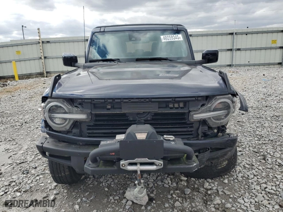 2021 Ford Bronco with VIN 1FMDE5DH8MLA62147, listed as a Copart auction lot 48059345 with 19,562 mi miles and Salvage Title. Bid and sale history available at carsss.com. Image 5.