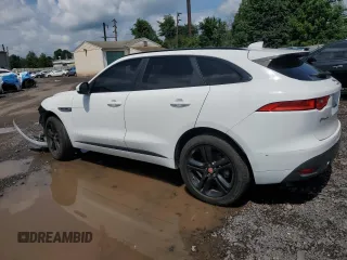2019 Jaguar F-Pace 30t R-Sport with VIN SADCL2GX6KA396147, listed as a Copart auction lot 63683465 with 127,613 mi miles and Salvage title. Bid and sale history available at DreamBid. Image 2.