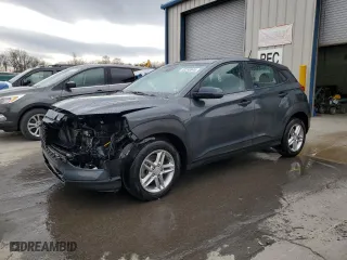 2021 Hyundai Kona SE with VIN KM8K1CAA4MU685385, listed as a Copart auction lot 50253045 with 48,327 mi miles and Salvage Title. Bid and sale history available at carsss.com. Image 1.