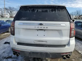 2021 Chevrolet Tahoe High Country with VIN 1GNSKTKL1MR303017, listed as a Copart auction lot 88578005 with 61,094 mi miles and Salvage Title. Bid and sale history available at carsss.com. Image 6.