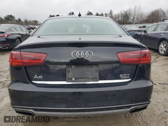 2016 Audi A6 2.0T Premium Plus with VIN WAUGFAFC7GN119131, listed as a Copart auction lot 48465895 with 95,257 mi miles and Salvage Title. Bid and sale history available at carsss.com. Image 6.