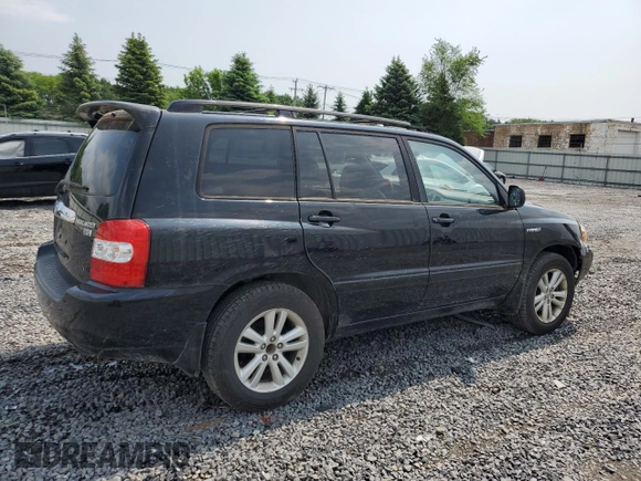 2006 Toyota Highlander with VIN JTEDW21A760014419, listed as a Copart auction lot 60360015 with 210,775 mi miles and Salvage title. Bid and sale history available at DreamBid. Image 3.