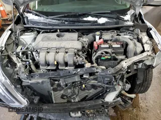 2019 Nissan Sentra SV with VIN 3N1AB7AP1KY272748, listed as a Copart auction lot 46336665 with 55,771 mi miles and Salvage Title. Bid and sale history available at DreamBid. Image 12.