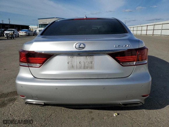 2014 Lexus LS 460 with VIN JTHBL5EF1E5131375, listed as a Copart auction lot 45789245 with 157,316 mi miles and Salvage Title. Bid and sale history available at carsss.com. Image 6.
