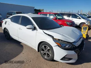 2020 Nissan Sentra SV z VIN 3N1AB8CV4LY280944, wystawiony jako IAAI lot #41645218 z przebiegiem 76 446 mil mil oraz . Historia ofert i sprzedaży dostępna na DreamBid. Obrazek 1.
