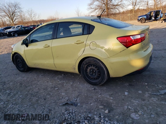 2016 Kia Rio LX with VIN KNADM4A31G6544890, listed as a Copart auction lot 48296555 with 125,169 mi miles and Salvage Title. Bid and sale history available at carsss.com. Image 2.