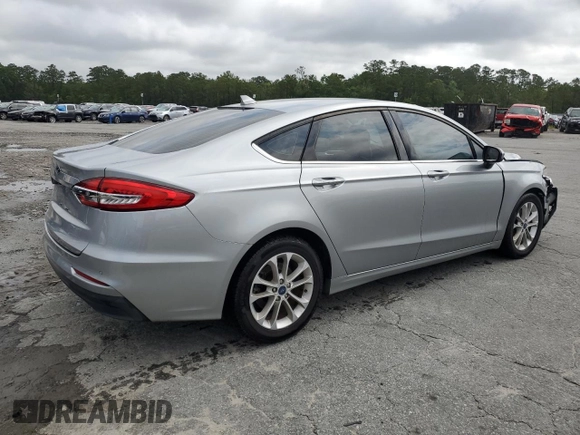 2020 Ford Fusion SE with VIN 3FA6P0H71LR207241, listed as a Copart auction lot 58347785 with 92,375 mi miles and Salvage title. Bid and sale history available at DreamBid. Image 3.