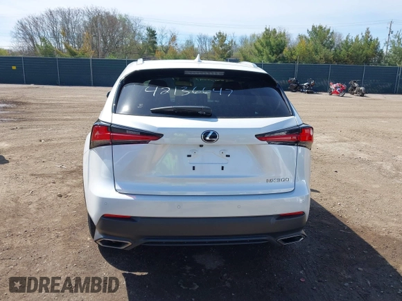 2021 Lexus NX 300 with VIN JTJDARDZXM5021147, listed as a IAAI auction lot 42136647 with 10,597 mi miles and . Bid and sale history available at DreamBid. Image 17.