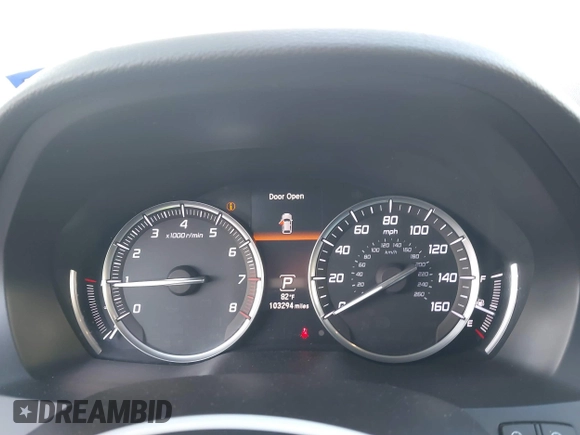 2016 Acura MDX w/Tech with VIN 5FRYD3H4XGB021609, listed as a IAAI auction lot 41459777 with 103,294 mi miles. Bid and sale history available at carsss.com. Image 7.