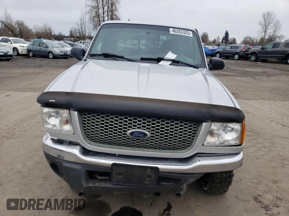 2001 Ford Ranger XL Fleet with VIN 1FTZR15E31PA28603, listed as a Copart auction lot 46263325 with 239,923 mi miles and Salvage Title. Bid and sale history available at DreamBid. Image 5.