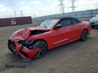 2023 BMW 4 Series M440i xDrive с VIN WBA63AT00PCL82247, выставлен на аукционе Copart как лот 56640365 с пробегом Не указан миль и Списание • Salvage title. История ставок и продаж доступна на DreamBid. Изображение 1.