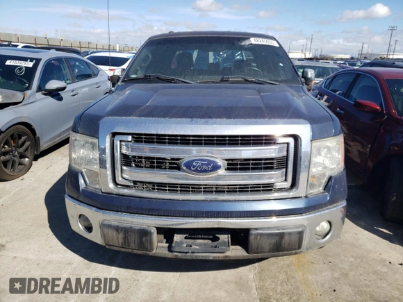2014 Ford F-150 XL with VIN 1FTEW1CM0EKG49897, listed as a Copart auction lot 48245935 with 119,514 mi miles and Salvage Title. Bid and sale history available at carsss.com. Image 5.