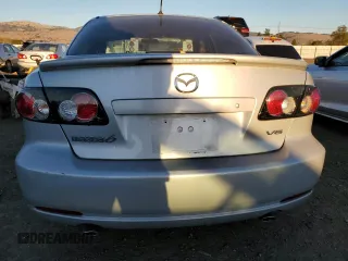 2007 Mazda 6 S Sport VE with VIN 1YVHP80D575M55871, listed as a Copart auction lot 84510974 with 106,165 mi miles and Salvage Title. Bid and sale history available at DreamBid. Image 6.