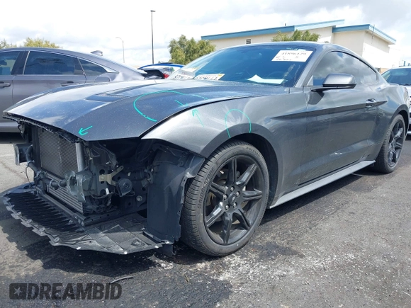 2019 Ford Mustang EcoBoost with VIN 1FA6P8TH6K5202441, listed as a IAAI auction lot 41896129 with 49,882 mi miles and . Bid and sale history available at carsss.com. Image 19.