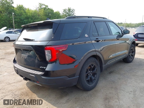 2021 Ford Explorer Timberline z VIN 1FMSK8JH5MGC09796, wystawiony jako IAAI lot #42343432 z przebiegiem 41 493 mil mil oraz . Historia ofert i sprzedaży dostępna na DreamBid. Obrazek 4.