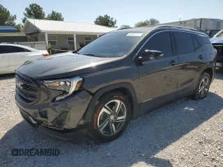 2019 GMC Terrain SLT z VIN 3GKALPEV3KL333361, wystawiony jako Copart lot #52609265 z przebiegiem 106 445 mil mil oraz Szkoda całkowita • Salvage title. Historia ofert i sprzedaży dostępna na DreamBid. Obrazek 1.