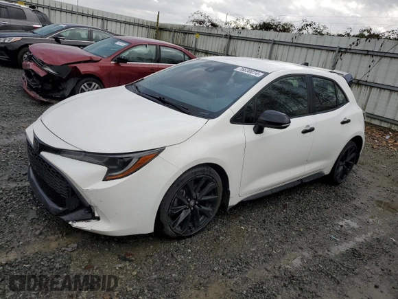 2020 Toyota Corolla Hatchback SE with VIN JTND4RBE3L3096613, listed as a Copart auction lot 76630074 with 64,261 mi miles and Clean Title. Bid and sale history available at carsss.com. Image 1.