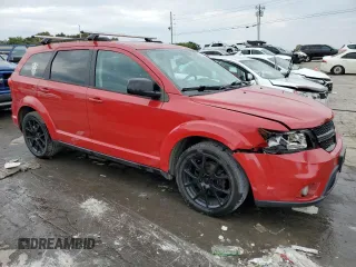 2015 Dodge Journey SXT with VIN 3C4PDCCG3FT518628, listed as a Copart auction lot 71271624 with 97,386 mi miles and Salvage title. Bid and sale history available at DreamBid. Image 4.
