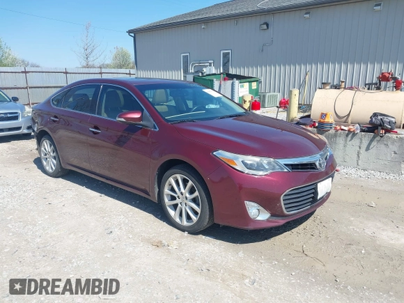 2013 Toyota Avalon XLE with VIN 4T1BK1EB2DU038939, listed as a IAAI auction lot 41983523 with 126,195 mi miles and . Bid and sale history available at DreamBid. Image 1.