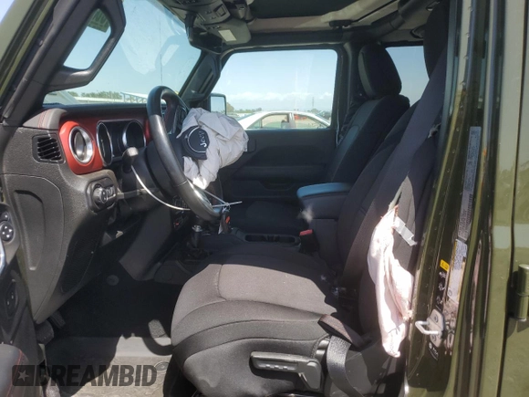 2022 Jeep Gladiator Rubicon с VIN 1C6JJTBGXNL155407, выставлен на аукционе Copart как лот 57522915 с пробегом 12 809 миль миль и Списание • Salvage title. История ставок и продаж доступна на DreamBid. Изображение 7.